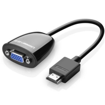 Adapter HDMI (m) => VGA (ž) 25cm Ugreen (40253) Adapter HDMI (m) => VGA (ž) 25cm Ugreen (40253)