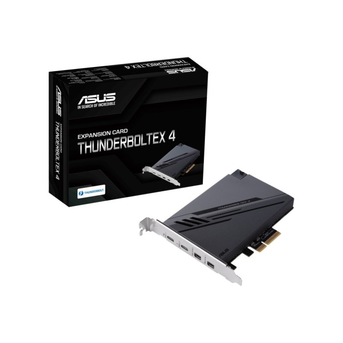 Kontroler Asus  PCI-Express => ThunderboltEX 4 Card PCIe 3.0 2xUSB-C/Thunderbolt4 2xMini-DP (90MC09P0-M0EAY0)