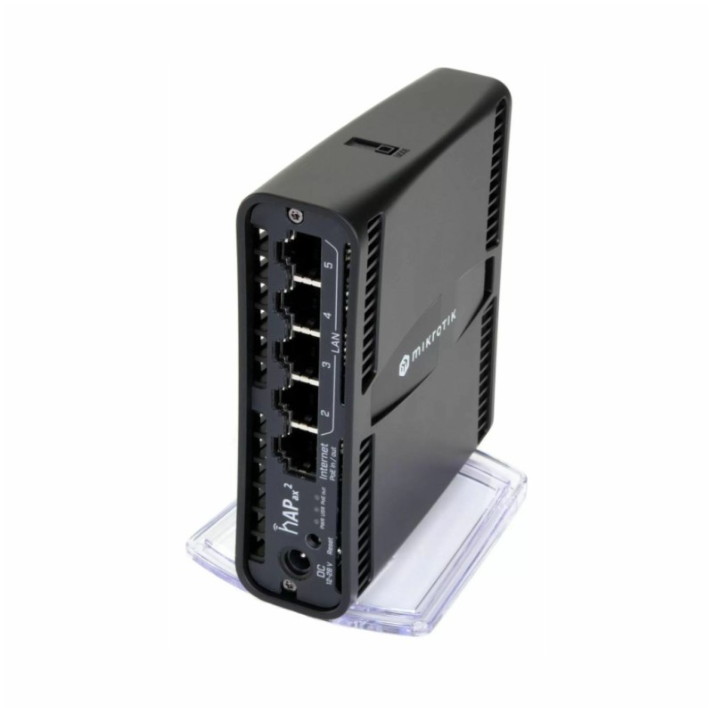Usmerjevalnik brezžični Mikrotik AX hAP ax2 WiFi6 802.11ax AX1200 867Mbit/s dualband pasivni PoE 5xLAN 1x notranja antena (C52iG-5HaxD2HaxD-TC) MIKROTIK Usmerjevalnik brezžični Mikrotik AX hAP ax2 WiFi6 802.11ax AX1200 867Mbit/s dualband pasivni PoE 5xLAN 1x notranja antena (C52iG-5HaxD2HaxD-TC)