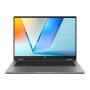 Prenosnik Asus 35,5 cm (14,0") Vivobook 14 Flip 1920x1200 OLED na dotik 300nit Ultra 7-258V/32GB/SSD1TB/BL/AI Chip: 47 TOPs/ALU-ABS/Intel Arc 140V/Win11Home (90NB14Y1-M00JC0)
