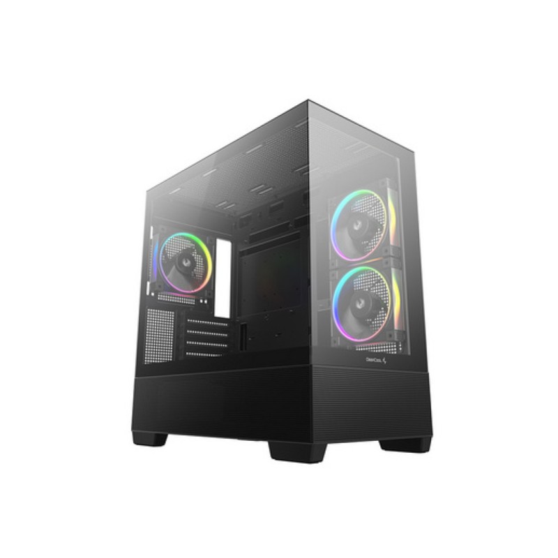 Ohišje Deepcool CG380 3F MidiATX - črna RGB