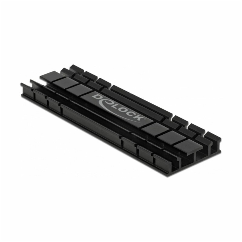 Hladilnik pasivni za disk M.2 NVME SSD 70mm črn Delock (18285)