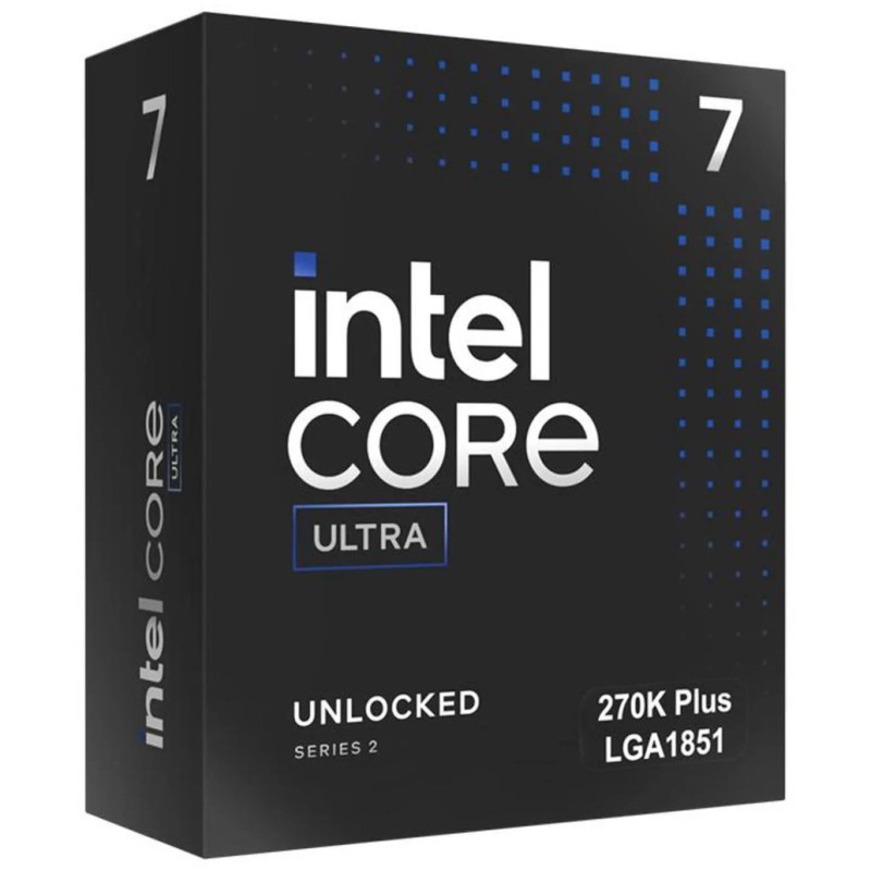 Procesor Intel LGA1851 Ultra 7 270K Plus 24C/24T 3.2GHz/5.5GHz BOX 125W/250W grafika Intel Xe brez hladilnika INTEL Procesor Intel LGA1851 Ultra 7 270K Plus 24C/24T 3.2GHz/5.5GHz BOX 125W/250W grafika Intel Xe brez hladilnika