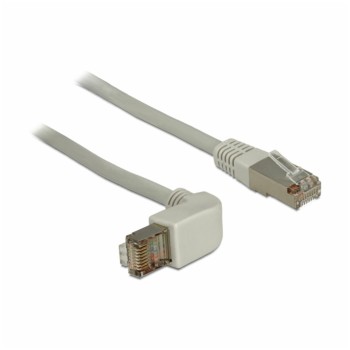 KABEL PATCH SFTP Cat 5e   0,50m  RJ45 1Gbit Delock kotni - siv (83514)