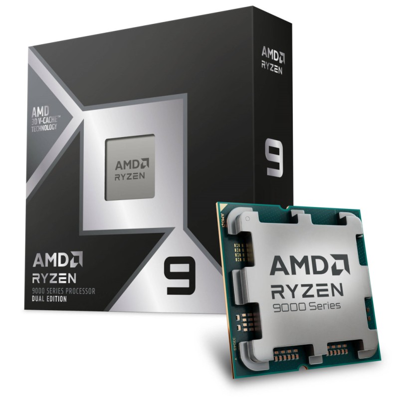 Procesor AMD AM5 Ryzen 9 9950X3D2 16C/32T 4,3/5,6GHz BOX 200W grafika Radeon brez hladilnika AMD Procesor AMD AM5 Ryzen 9 9950X3D2 16C/32T 4,3/5,6GHz BOX 200W grafika Radeon brez hladilnika