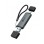 Zunanji čitalec kartic TP-Link UA430D USB-C za MS SD microSD siv (UA430D)