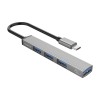 HUB USB-C => 1x USB-A 3.0 + 3x USB-A 2.0 siv Orico (Orico AH-13) Orico HUB USB-C => 1x USB-A 3.0 + 3x USB-A 2.0 siv Orico (Orico AH-13)