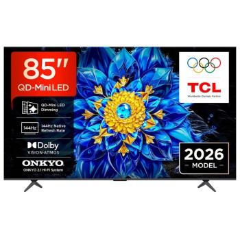 TV sprejemnik TCL 85,0" 215,9 cm 85P8L 3840x2160 QD Mini LED Google TV 4xHDMI USB BT WiFi Airplay2 Miracast  HDR10+