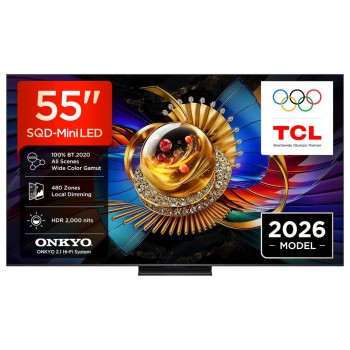 TV sprejemnik TCL 55,0" 139,7 cm 55Q7D PRO 3840x2160 miniLED Google TV 4xHDMI USB BT WiFi RJ45  Dolby Vision