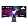 Monitor LG 113 cm (44,5) 45GX90SA 3440x1440 Curved Gaming webOS 240Hz OLED 0,03ms 2xHDMI DisplayPort USB-C 65W 2xUSB HAS Zvočniki 2x7W  DCI-P3-98% FreeSync Premium G-Sync Compatible BT RJ45 HDR400