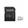 Spominska kartica microSDXC 64GB Sandisk High Endurance 100MB/s/40MB/s U3 V30 UHS-I +adapter (SDSQQNR-064G-GN6IA) SANDISK Spominska kartica microSDXC 64GB Sandisk High Endurance 100MB/s/40MB/s U3 V30 UHS-I +adapter (SDSQQNR-064G-GN6IA)