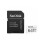 Spominska kartica microSDXC 64GB Sandisk High Endurance 100MB/s/40MB/s U3 V30 UHS-I +adapter (SDSQQNR-064G-GN6IA)