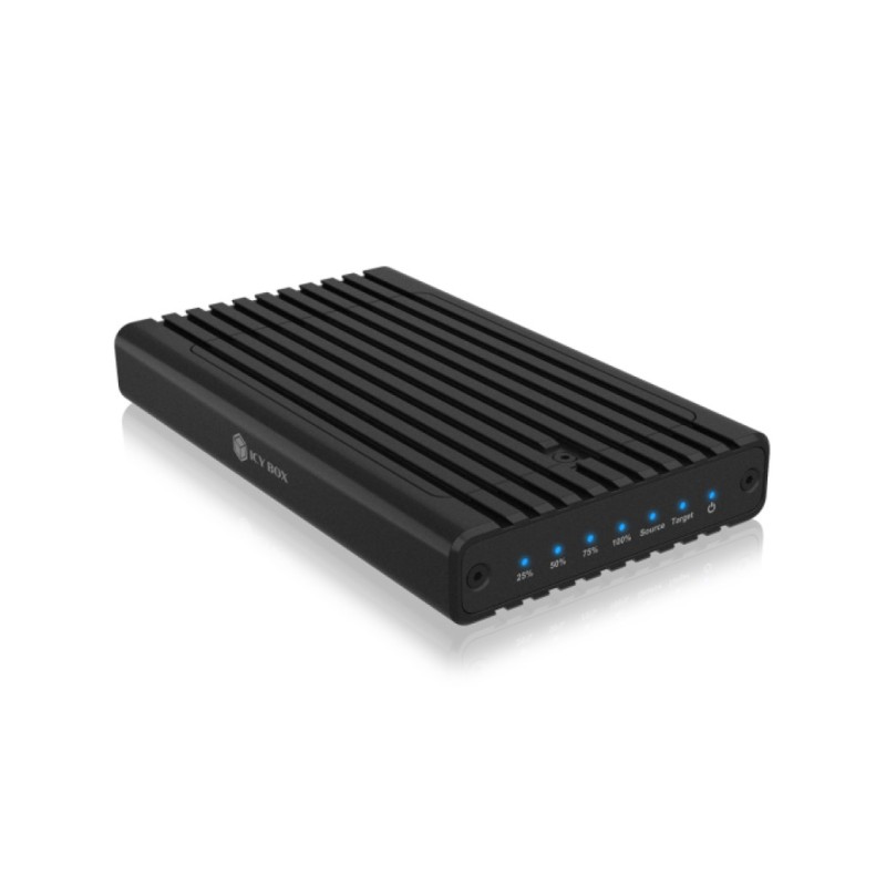 Ohišje za SSD disk M.2 => USB-C/A 2x PCIe NVMe USB 3.2 Gen2 IcyBox (IB-2817MCL-C31) Icy Box Ohišje za SSD disk M.2 => USB-C/A 2x PCIe NVMe USB 3.2 Gen2 IcyBox (IB-2817MCL-C31)