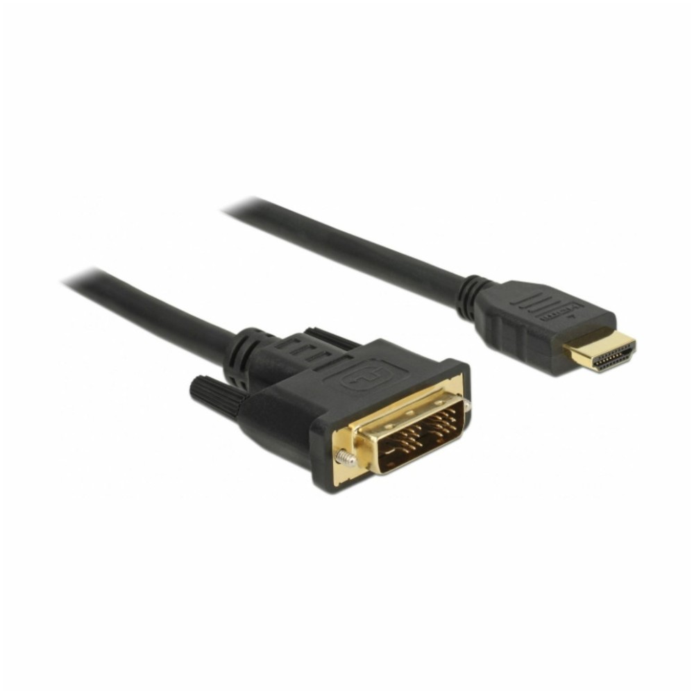 Kabel HDMI(m)=>DVI Digital (18+1) 2,00m Delock 85584 Delock Kabel HDMI(m)=>DVI Digital (18+1) 2,00m Delock 85584