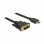 Kabel HDMI(m)=>DVI Digital (18+1) 2,00m Delock 85584