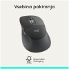 Miš brezžična + Bluetooth Logitech Signature Comfort Plus M850 L velikost grafitna (910-007715)