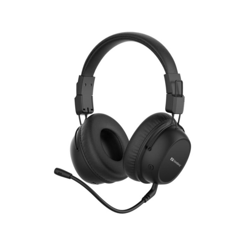 Slušalke brezžične Sandberg naglavne BT Wireless Headset FlexMic črna ANC (126-36)