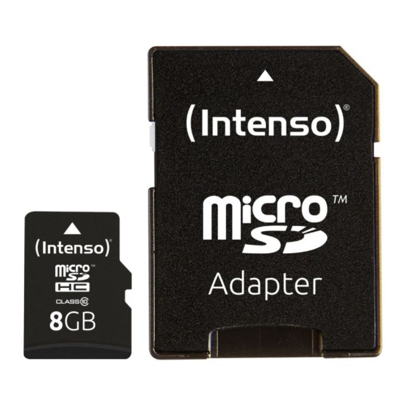 Spominska kartica microSDXC 8GB Intenso Class 10 25MB/s/12MB/s U1 V10 UHS-I +adapter (3413460) INTENSO Spominska kartica microSDXC 8GB Intenso Class 10 25MB/s/12MB/s U1 V10 UHS-I +adapter (3413460)
