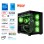 Računalnik MEGA MT S5 i7-12700KF/RX9070 XT/32GB/2TB/750W/Brez OS/črna RGB + Estetski napajalni kabli [Zelena / Črna]