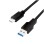 Kabel USB-C (m) => USB-A (m) 3.2 Gen1x1 A 0,50m 60W 3A/20A Logilink - črn (CU0167) EOLS-P