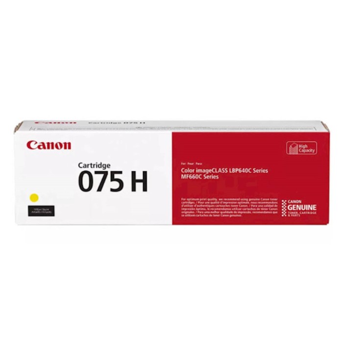 TONER CANON CRG-075HY YELLOW ZA LBP64x, MF66x ZA 2.500 STRANI TONER CANON CRG-075HY YELLOW ZA LBP64x, MF66x ZA 2.500 STRANI