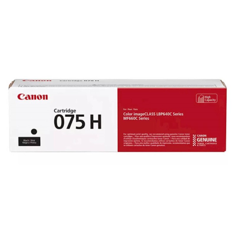 TONER CANON CRG-075YH Bk ČRN ZA LBP64x, MF66x ZA 3.500 STRANI Canon TONER CANON CRG-075YH Bk ČRN ZA LBP64x, MF66x ZA 3.500 STRANI
