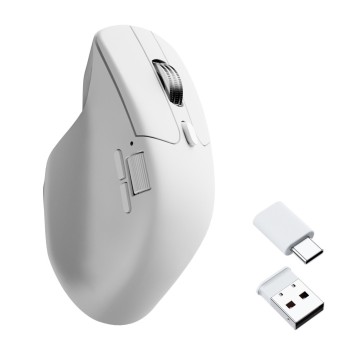 Miš brezžična, bluetooth, USB Keychron M6 12000DPI 7 gumbov bela (M6S-B72)