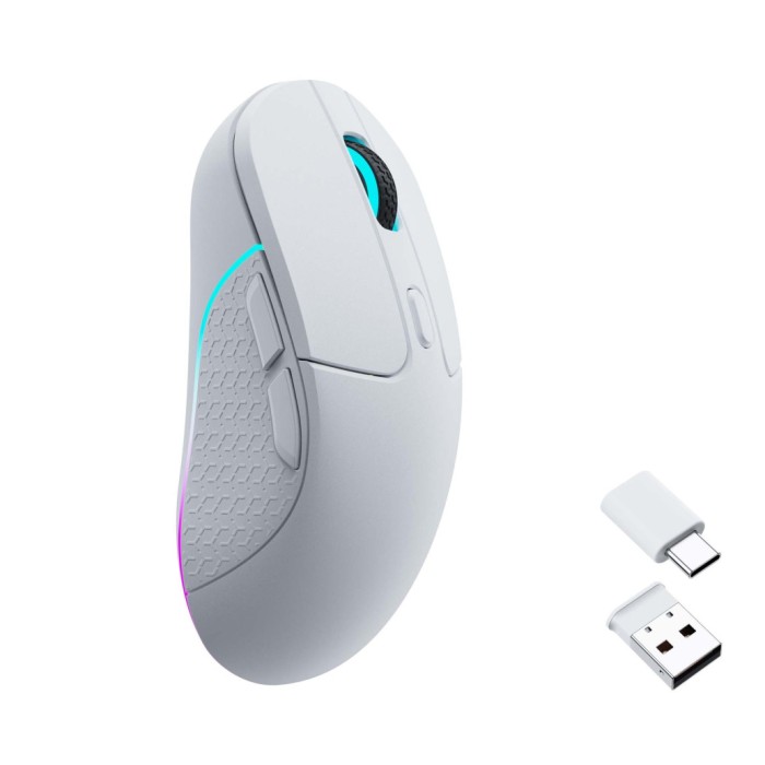 Gaming miška brezžična, bluetooth, USB Keychron M3 , bela (M3-A3) Gaming miška brezžična, bluetooth, USB Keychron M3 , bela (M3-A3)