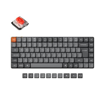 Tipkovnica brezžična, bluetooth, USB Keychron K3 max rdeča stikala UK | siva RGB (K3M-H1-UK) Tipkovnica brezžična, bluetooth, USB Keychron K3 max rdeča stikala UK | siva RGB (K3M-H1-UK)