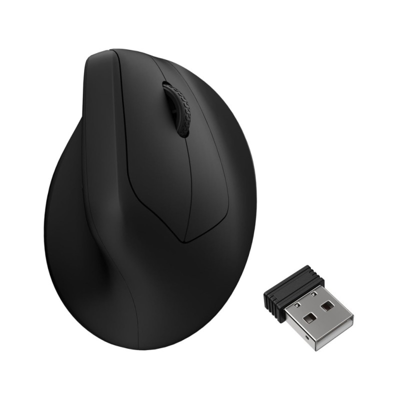 Miš brezžična, bluetooth, USB ergonomska Keychron M5 30000DPI vertikalna črna (M5-A23) Keychron Miš brezžična, bluetooth, USB ergonomska Keychron M5 30000DPI vertikalna črna (M5-A23)