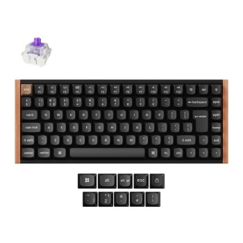 Mehanska Tipkovnica brezžična + Bluetooth Keychron K2 HE nebula mag stikala UK | črna RGB (K2H-F1-UK)