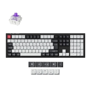 Gaming Tipkovnica brezžična, bluetooth, USB Keychron Q6 HE UK | črna RGB (Q6H-M1-UK)