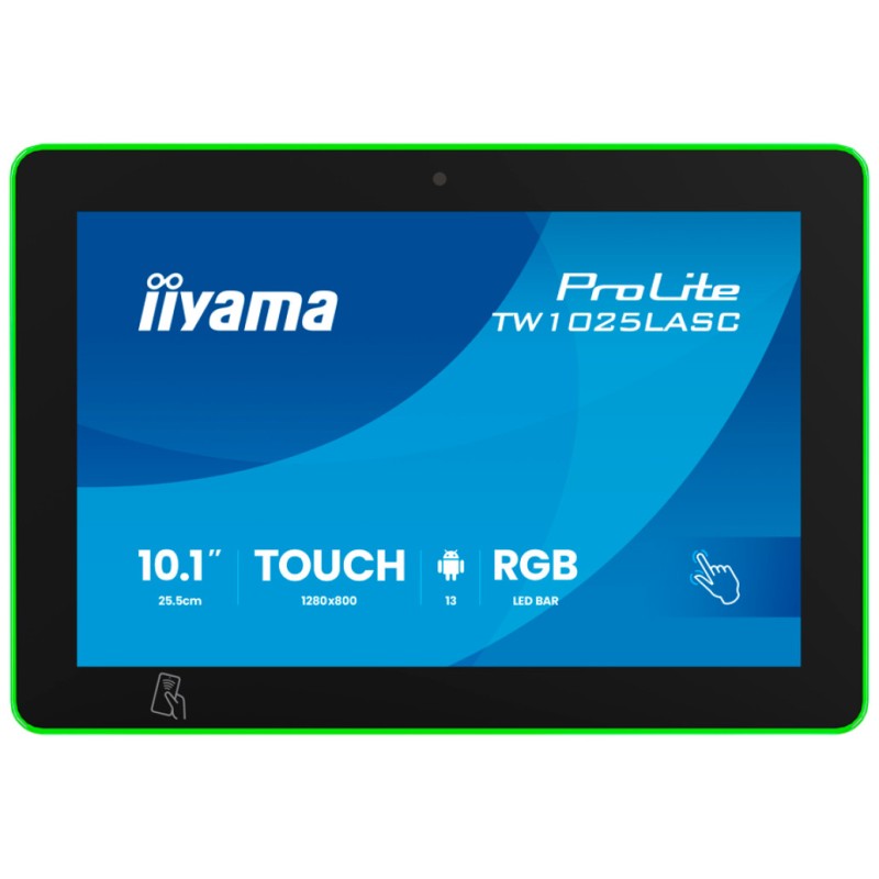IIYAMA 10,1 RGB LED-Lightbar Panel-PC with Android 13+GMS, SOC Quad-core RK3568 4GB, Storage 32GB, PCAP 10-Points Touch, 1280x800, 390cd/m2, IPS Iiyama IIYAMA 10,1 RGB LED-Lightbar Panel-PC with Android 13+GMS, SOC Quad-core RK3568 4GB, Storage 32GB, PCAP 10-Points Touch, 1280x800, 390cd/m2, IPS