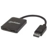 Adapter DisplayPort(m)=> 2x DisplayPort(ž) v1.2 4K@30Hz MST (207768) Manhattan Adapter DisplayPort(m)=> 2x DisplayPort(ž) v1.2 4K@30Hz MST (207768)