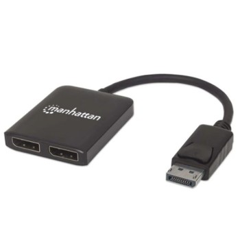 Adapter DisplayPort(m)=> 2x DisplayPort(ž) v1.2 4K@30Hz MST (207768)