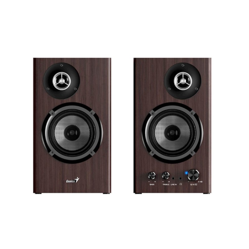 Zvočniki Genius SP-HF1812BT 40W 2.0 (črna-rjava) Genius Zvočniki Genius SP-HF1812BT 40W 2.0 (črna-rjava)