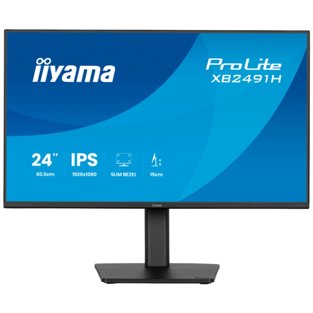 Monitor Iiyama 60,5 cm (23,8) XB2491H-B1 1920x1080 120Hz IPS 1ms HDMI DisplayPort Pivot sRGB96% AdaptiveSync ProLite Iiyama Monitor Iiyama 60,5 cm (23,8) XB2491H-B1 1920x1080 120Hz IPS 1ms HDMI DisplayPort Pivot sRGB96% AdaptiveSync ProLite
