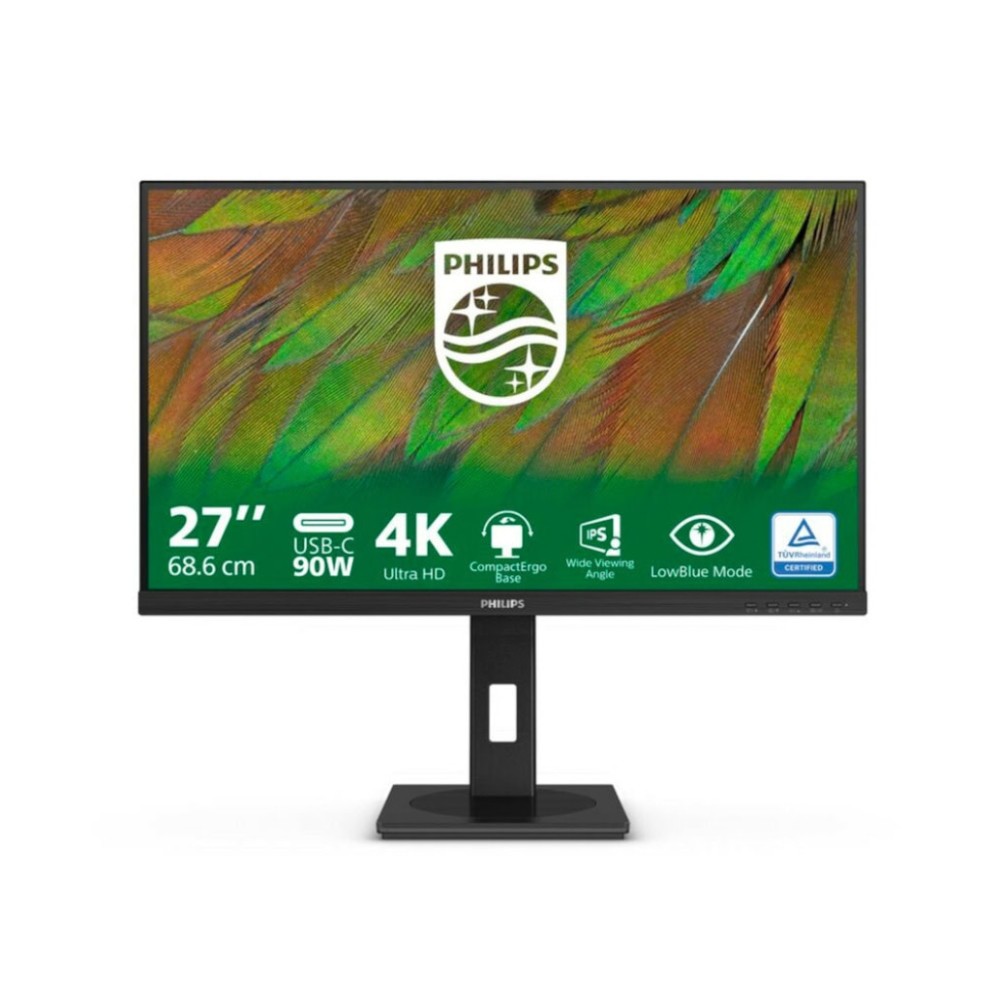 Monitor Philips 68,6 cm (27,0) 27B1U3900 3840x2160 75Hz IPS 4ms 2xHDMI DisplayPort USB-C 90W 4xUSB3.2 USB-C-Out Pivot Zvočniki  3H sRGB99% SeparateSync RJ45 Serija 3000