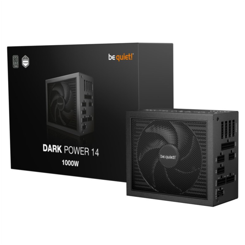 Napajalnik - 1000W be quiet! Titan Dark Power 14 80Plus Titanium 95,5% ATX 3.1 (Gen5) Modular 135mm črna (BP020EU) be quiet! Napajalnik - 1000W be quiet! Titan Dark Power 14 80Plus Titanium 95,5% ATX 3.1 (Gen5) Modular 135mm črna (BP020EU)