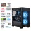 Računalnik MEGA MT S7X R7-5700X/RTX3060/16GB/1TB/750W/Brez OS/rumena črna RGB + Estetski napajalni kabli [Modra / Črna]