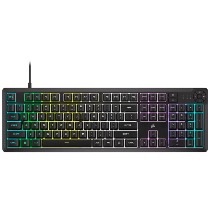 Gaming Tipkovnica Žična Corsair K55 Core US | črna RGB (CH-9226C65-NA) CORSAIR Gaming Tipkovnica Žična Corsair K55 Core US | črna RGB (CH-9226C65-NA)