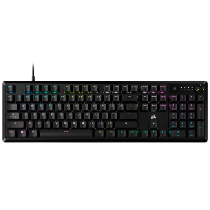 Gaming Tipkovnica Žična Corsair K70 Core US | črna RGB (MLX Rdeča stikala) (CH-910971E-NA)