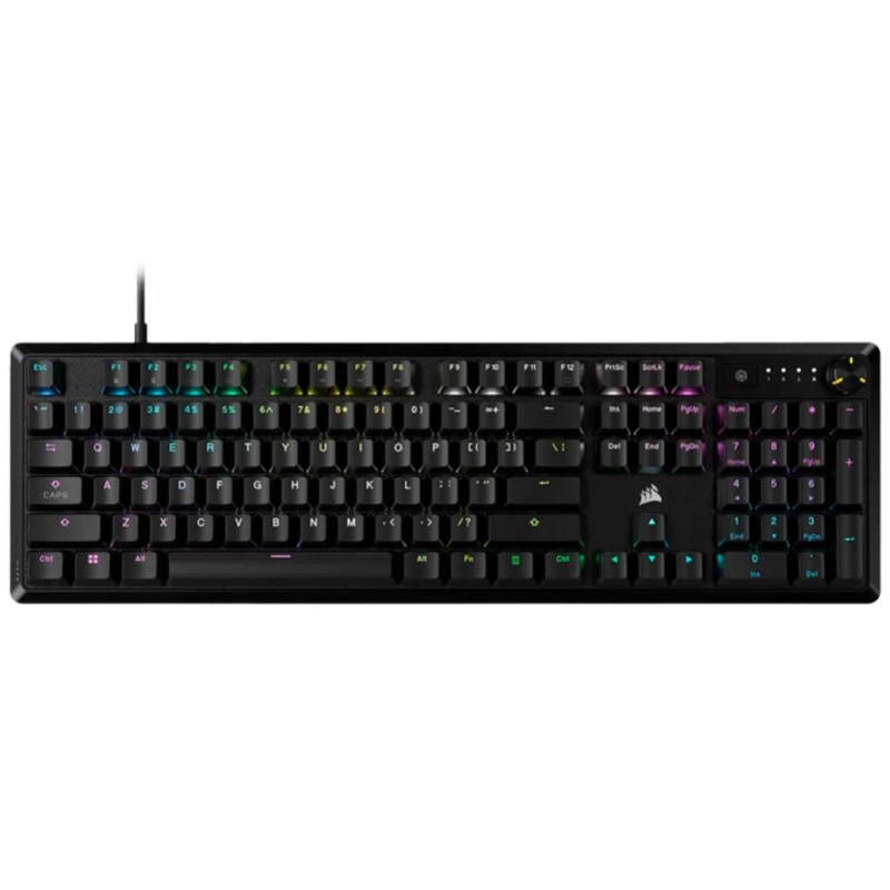 Gaming Tipkovnica Žična Corsair K70 Core US | črna RGB (MLX Rdeča stikala) (CH-910971E-NA) CORSAIR Gaming Tipkovnica Žična Corsair K70 Core US | črna RGB (MLX Rdeča stikala) (CH-910971E-NA)