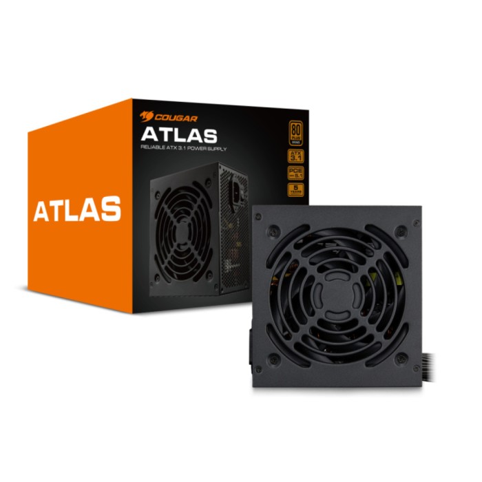 Napajalnik - 650W Cougar ATLAS 650 80Plus Bronze 87% ATX 3.1 (Gen5) Non modular črna (CGR-VG-650)