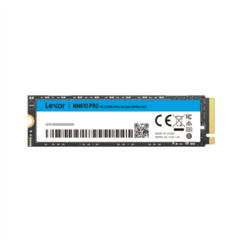 Disk SSD M.2 NVMe PCIe 3.0 500GB Lexar 3D TLC 2280 3000/1700MB/s (LNM610P500G-RNNNG) Lexar Disk SSD M.2 NVMe PCIe 3.0 500GB Lexar 3D TLC 2280 3000/1700MB/s (LNM610P500G-RNNNG)