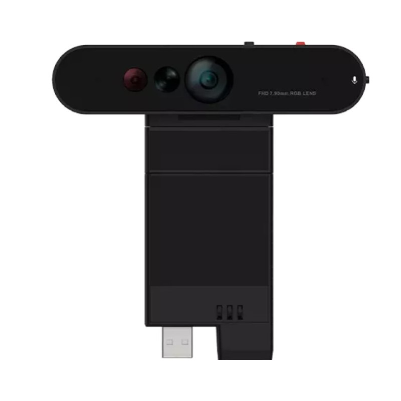 Spletna kamera Lenovo ThinkVision MC60 (S) - Short FHD 30FPS 90° USB črna AI autofokus 4x dvojni mikrofon (4XC1K97399) Lenovo Spletna kamera Lenovo ThinkVision MC60 (S) - Short FHD 30FPS 90° USB črna AI autofokus 4x dvojni mikrofon (4XC1K97399)