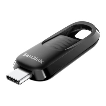 Spominski ključek 256GB USB-C Sandisk Ultra 400MB/s kovinski-plastičen črn (SDCZ480-256G-G46)
