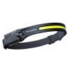 Naglavna svetilka Wozinsky WLC-1200 350lm CREE LED IPX4 z senzorjem gibanja črna (WLC-1200)