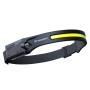 Naglavna svetilka Wozinsky WLC-1200 350lm CREE LED IPX4 z senzorjem gibanja črna (WLC-1200)