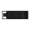 Spominski ključek 256GB USB-C Kingston DT70 80MB/s 15MB/s kovinski-plastičen črn (DT70/256GB)